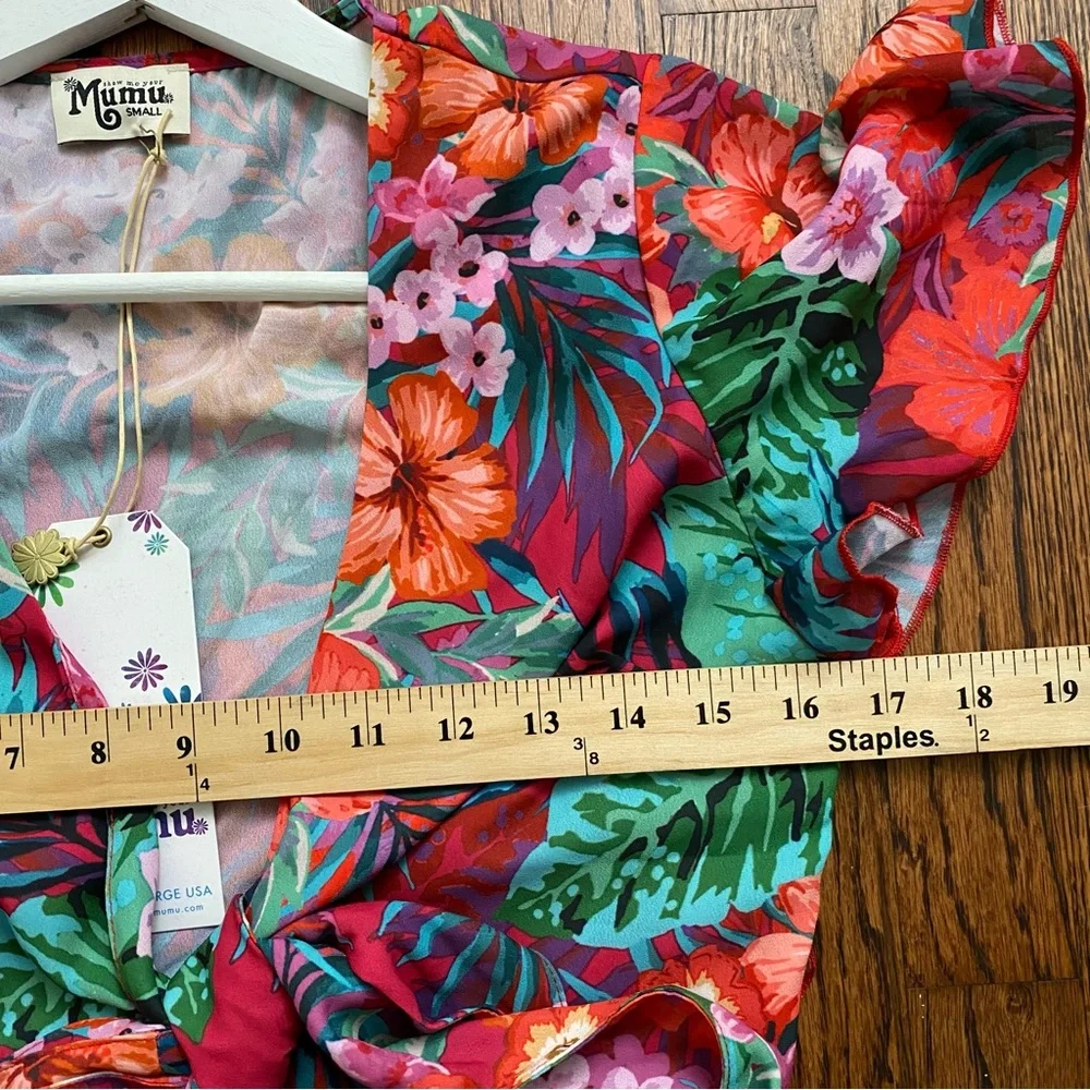 Show Me Your MuMu Pink Tropical Floral Crop and Shorts Set